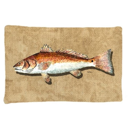 Carolines Treasures Carolines Treasures 8807PILLOWCASE 20.5 x 30 in. Red Fish Moisture Wicking Fabric Standard Pillow Case 8807PILLOWCASE